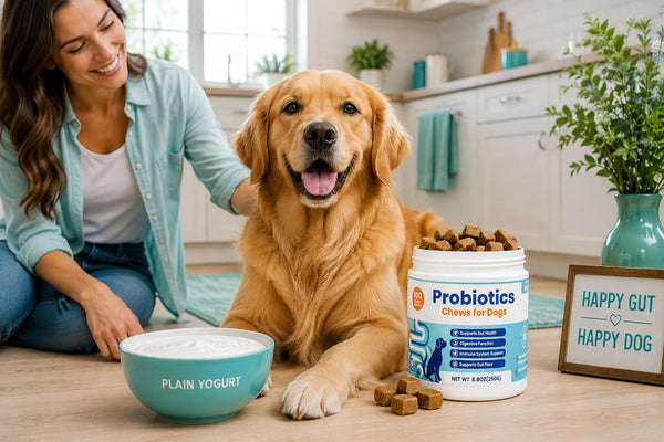 Dog Probiotics vs. Yogurt: Which Is Better for Your Dog's Gut Health?