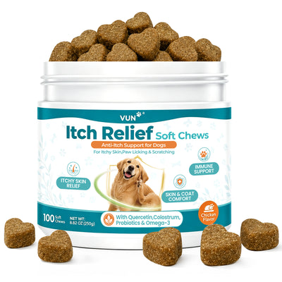 VUN Skin Comfort Soft Chews for Dogs | Seasonal Coat Support