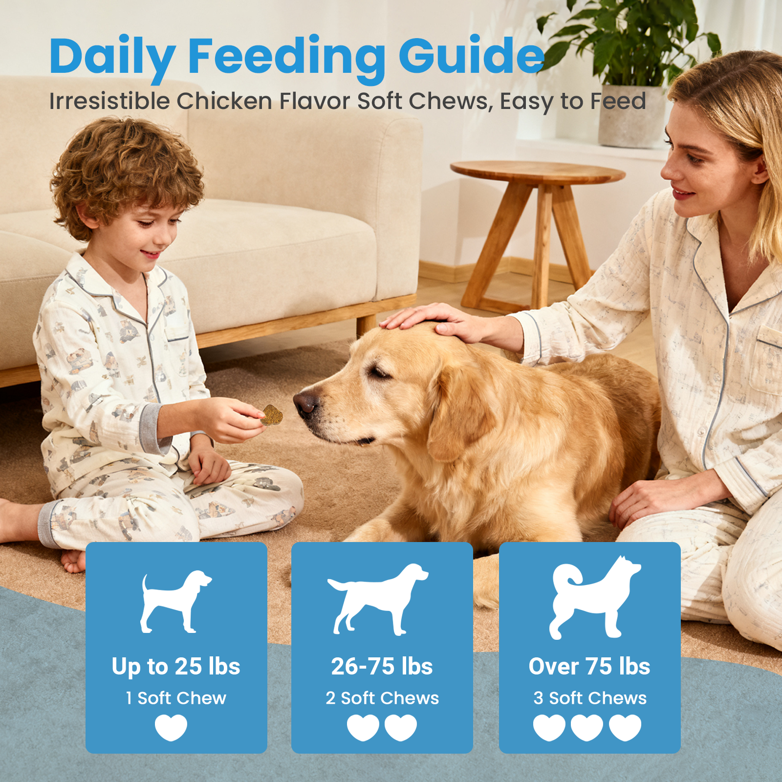 VUN Dog Probiotic Soft Chews | Daily Digestive Wellness Supplement