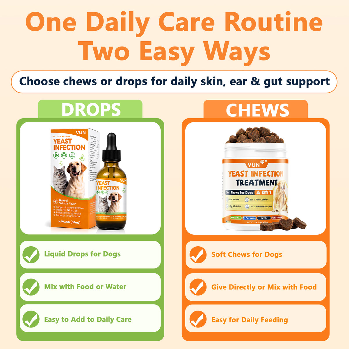 Yeast Infection Treatment for Dogs-Yeast for Dog Ear & Paw Redness