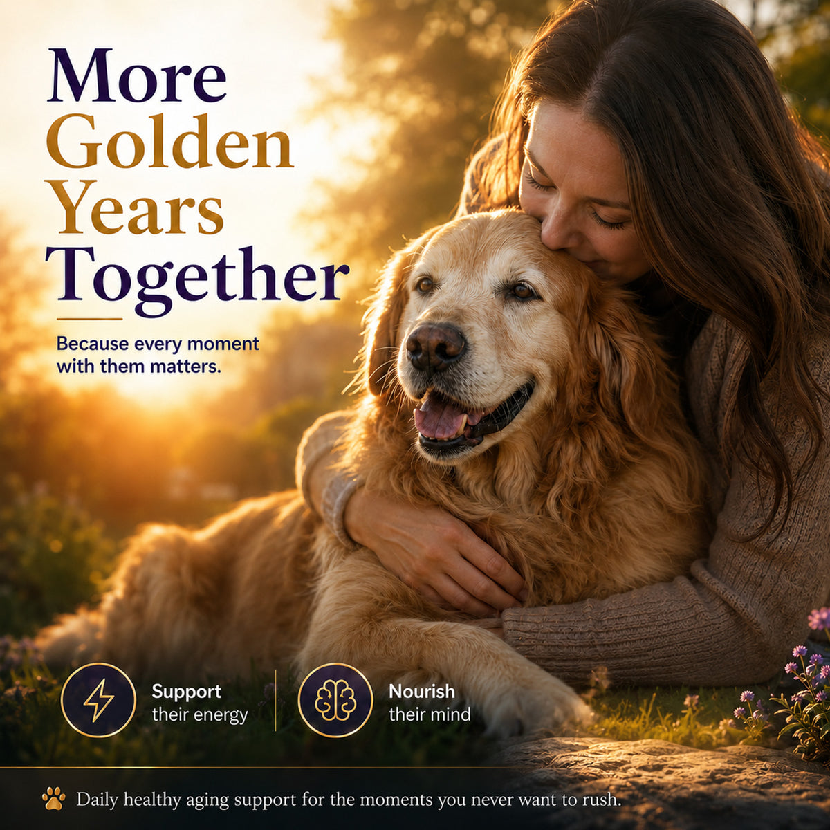 VUN NAD+ Longevity Supplement for Senior Dogs & Cats Cognitive