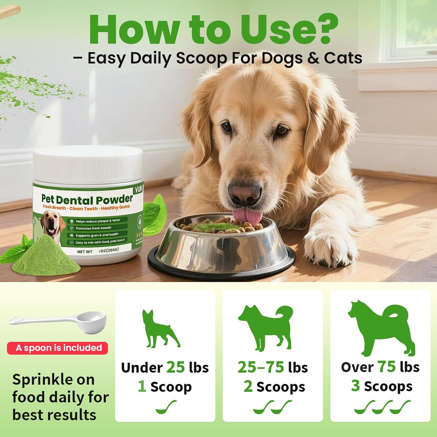 for Dogs – Fresh Breath Clean Teeth Happy Gut