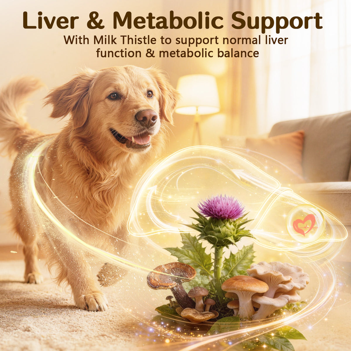 VUN 5-in-1 Mushroom Powder for Dogs & Cats – Daily Wellness Support