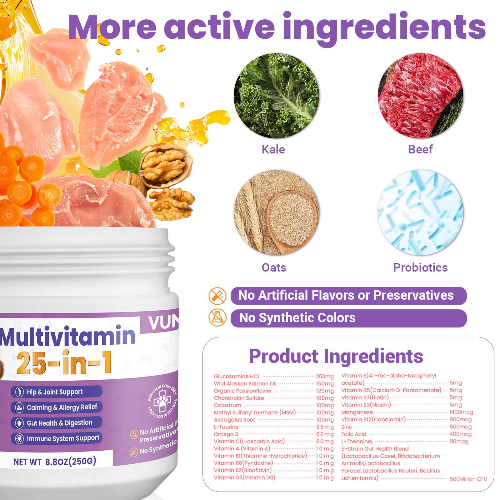 for Skin, Coat, Joints, Digestion & Immunity