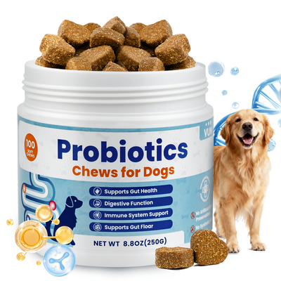 VUN Dog Probiotic Soft Chews | Daily Digestive Wellness Supplement