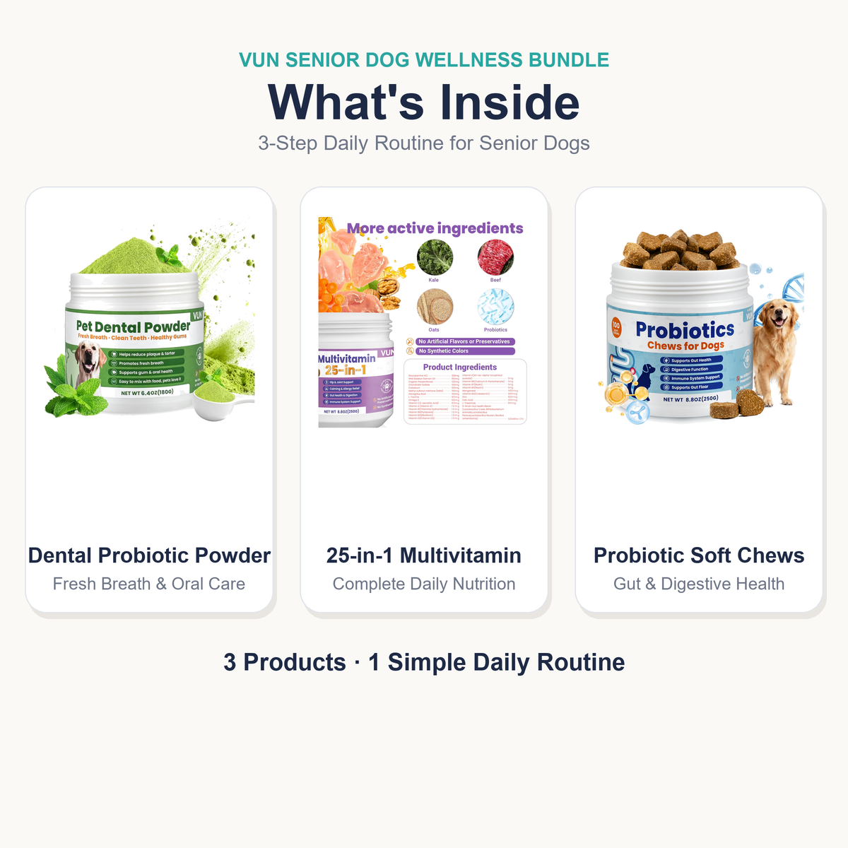 VUN Senior Wellness Bundle for Dogs & Cats – photo 4