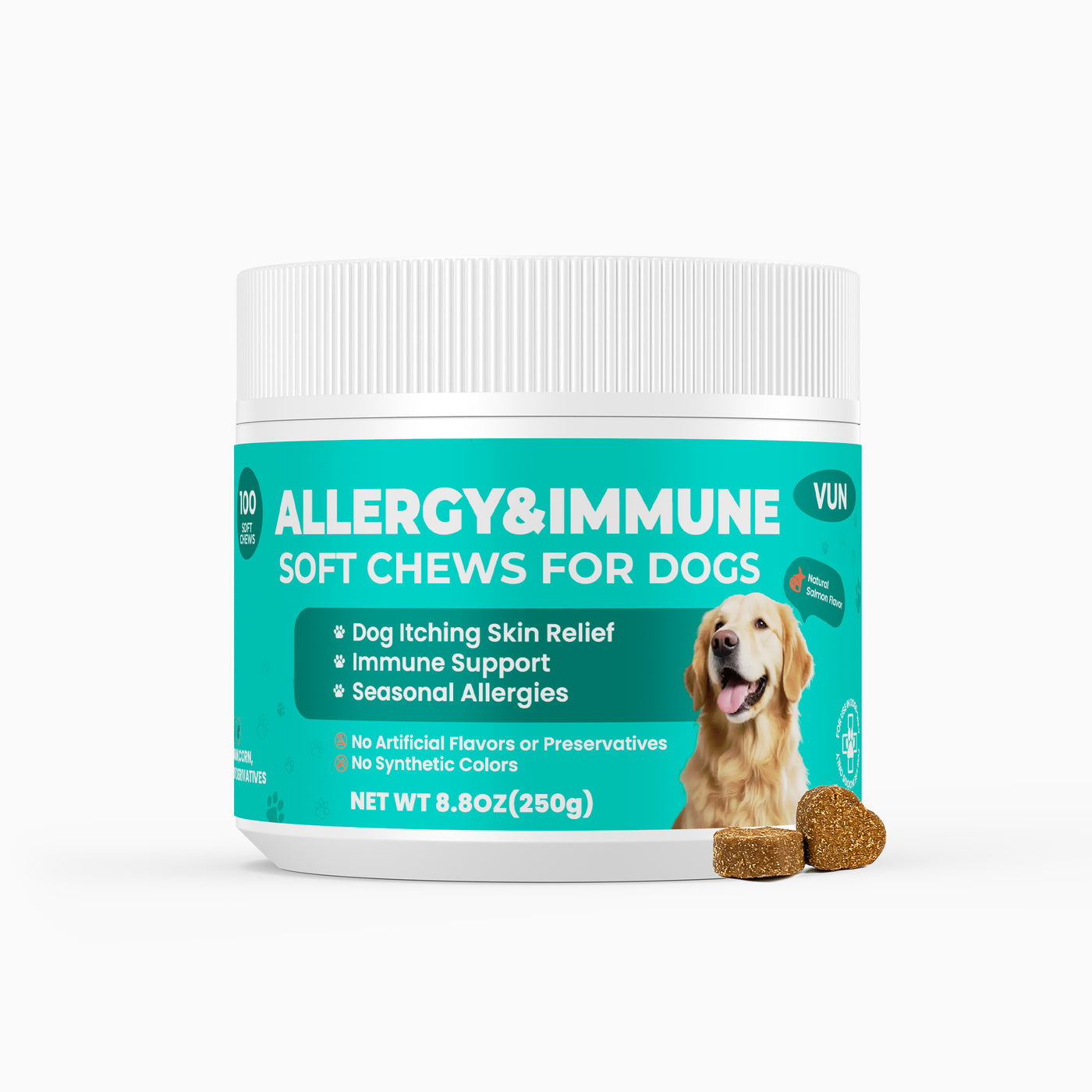 VUN Pet allergy and immune soft chews for dogs
