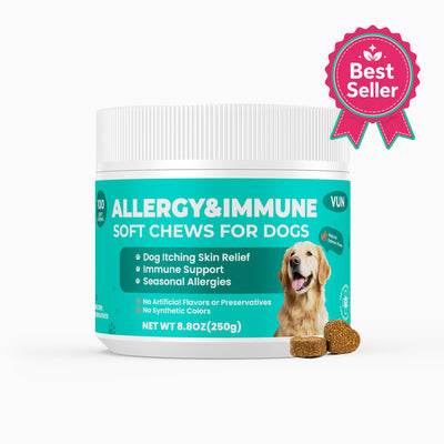 Pet Allergy Relief Chews For Itchy Skin | Allergy Supplements For Dogs