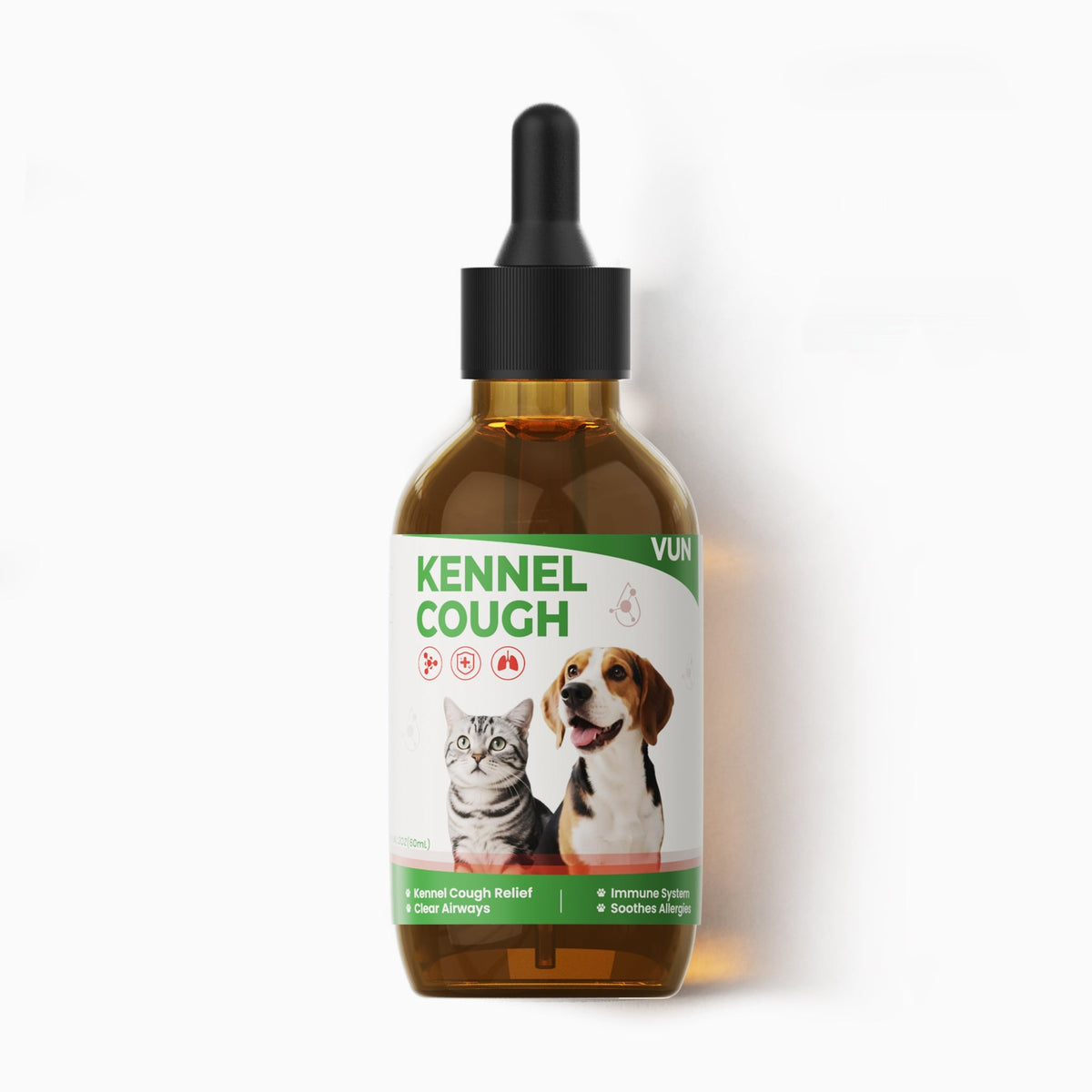 VUN pet kennel cough relief drops for dogs and cats